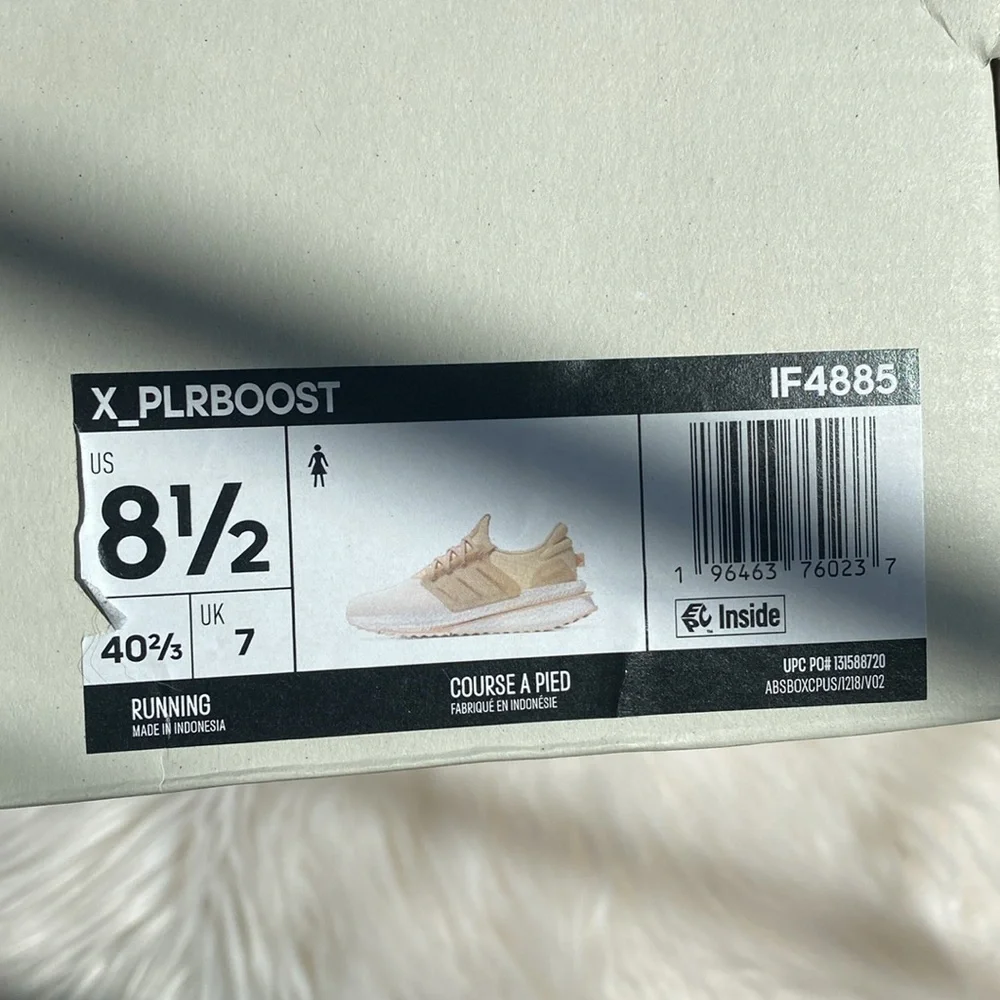 ☀️ADIDAS X_PLRBOOST Women’s 8.5 wonder quartz bliss orange - Picture 12 of 12
